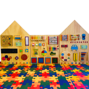 Painel de Atividades Educativas 240x120cm - Modelo Vila Encantada