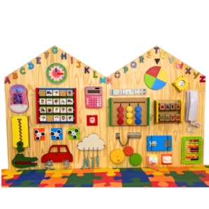 Painel Sensorial Casinha da Imaginação 130x80cm