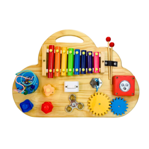 Painel de Atividade Educativas 35x50cm Nuvem Portátil