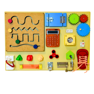 Painel Sensorial de atividade educativas Sereno 45x65cm