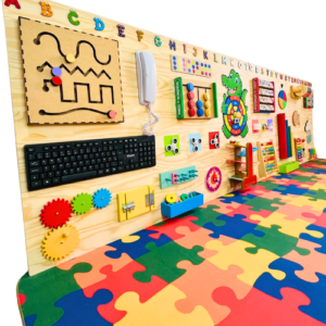 Painel de Atividade Educativas 250x80cm Modelo Retangular