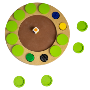 Memória Divertida - Jogo de Memória de Cores com Dados e Peças