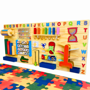 Painel Sensorial de Atividades Educativas - 130x60cm Descobertas