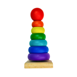 Pirâmide Madeira de encaixe