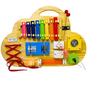 Painel Sensorial Nuvem Portátil Estímulos 35x50cm