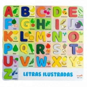 Alfabeto Letras Ilustradas Frutas