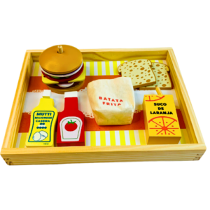 Lanche Feliz: Brinquedo de Montar Lanches Divertidos