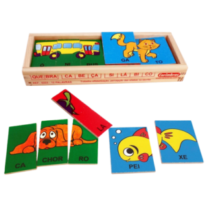 Jogo Quebra-cabeça silábico