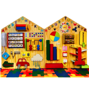Painel Sensorial Casinha Lúdica 130x80cm