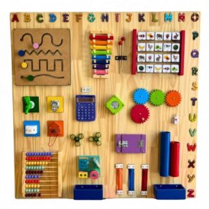 Painel de Atividade Educativas Modelo 100x100cm Alfabeto